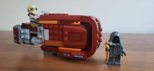 LEGO 75099 - Rey's Speeder (Vrijwel nieuw, 1 keer gebouwd), Kinderen en Baby's, Speelgoed | Duplo en Lego, Zo goed als nieuw, Lego