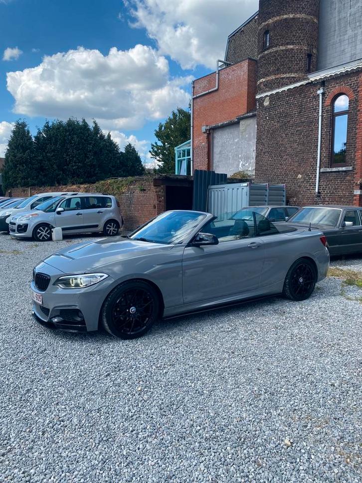 Bmw 218d pack m cabriolet, Auto's, BMW, Particulier, 2 Reeks, ABS, Adaptieve lichten, Adaptive Cruise Control, Airbags, Airconditioning