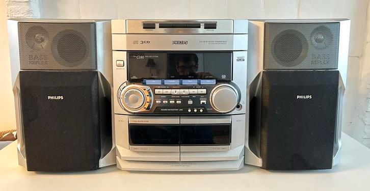 Philips FW-C280 Mini Hifi System, Audio, Tv en Foto, Luidsprekerboxen, Gebruikt, Philips, Ophalen