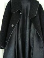 jas Atsracan /leder , 2 in 1 ( upcycling :maken handtasjes), Ophalen of Verzenden, Gedragen, Maat 46/48 (XL) of groter, Zwart