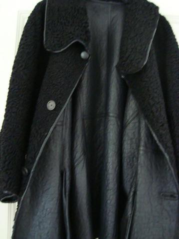 jas Atsracan /leder , 2 in 1 ( upcycling :maken handtasjes) beschikbaar voor biedingen