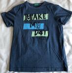 blauw t-shirt maat 140, Kinderen en Baby's, Kinderkleding | Maat 140, Verzenden, Zo goed als nieuw, Shirt of Longsleeve, United colors of benetton