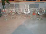 6 diverse bierglazen, Ophalen of Verzenden, Gebruikt