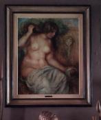 D'après Auguste Renoir «Femme à la fontaine»/Réplica/1950?, Antiquités & Art, Enlèvement