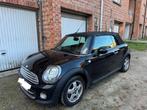Mini Cooper Cabriolet 1.6 benzine, Auto's, Beige, Cabriolet, Zwart, Leder