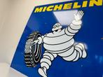 Enseigne publicitaire émaillée MICHELIN XL, Utilisé, Enlèvement ou Envoi, Panneau publicitaire