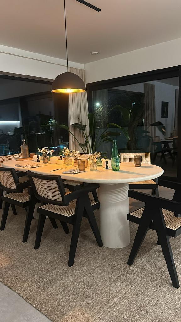 Mortex tafel, Huis en Inrichting, Tafels | Eettafels, Zo goed als nieuw, 50 tot 100 cm, 200 cm of meer, Vijf personen of meer