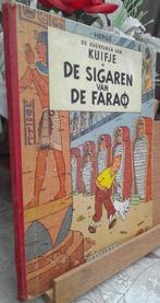 kuifje '' de sigaren van de farao  Hardcover  1ste druk 1955, Boeken, Gelezen, Eén stripboek, Ophalen of Verzenden, Herge