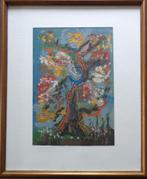 JACK GODDERIS / KLEURENBOOM / OLIEVERF / 59x49cm / KADER SIG, Enlèvement ou Envoi