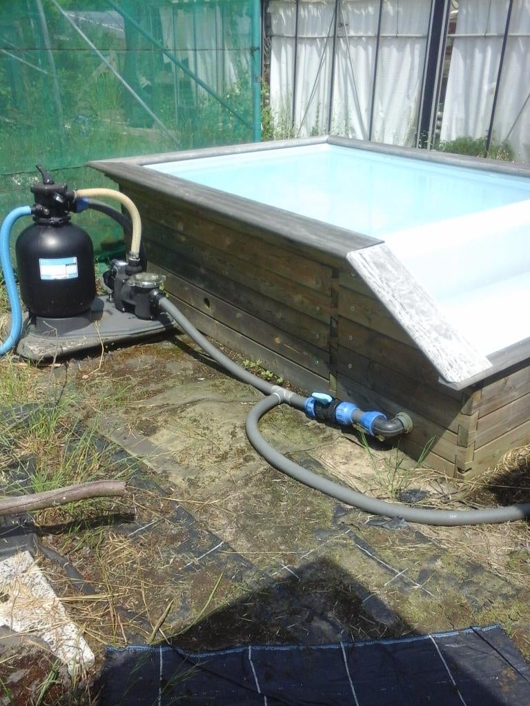 Piscine débordement enfants,bassin de refroidissement sauna, Jardin & Terrasse, Piscines, Comme neuf, Piscines hors sol, 80 à 120 cm