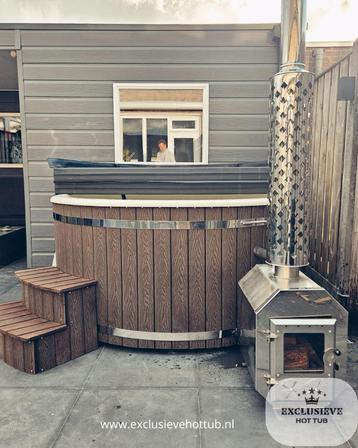 Exclusieve hottub houtgestookt-Elektrisch of Hybride!!! beschikbaar voor biedingen