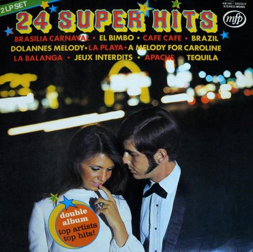 2-LP *  24 Super Hits, CD & DVD, Vinyles | Pop, Enlèvement ou Envoi