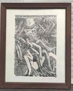 Lithographie signe Heinz Stangl, Antiquités & Art, Art | Lithographies & Sérigraphies, Enlèvement ou Envoi