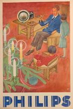 Grande publicité Philips de 1928, Collections, Marques & Objets publicitaires, Comme neuf, Enlèvement ou Envoi