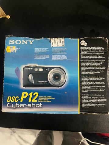 DSC-P12 sony camera beschikbaar voor biedingen