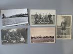 5 cartes postales anciennes avec photos de football, Affranchie, Enlèvement ou Envoi, Avant 1920, Sports et Jeux