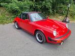 porsche 911 sc targa, Auto's, Achterwielaandrijving, Zwart, Cabriolet, Leder