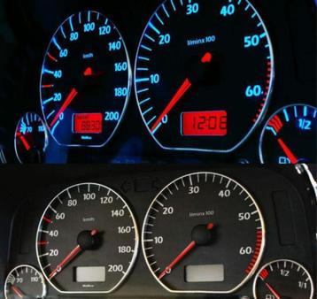 VW Golf 3/ Caddy '96/ Polo 6N/ Vento - Indiglo Tellerplaten, Autos : Divers, Tuning & Styling, Enlèvement ou Envoi