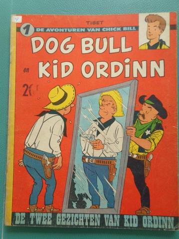 Chick Bill - De twee gezichten van Kid Ordinn - 1e druk 1959 beschikbaar voor biedingen