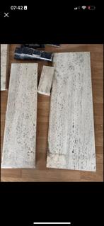 Travertin vensterbanken, Doe-het-zelf en Bouw, Ophalen, Gebruikt, Hardsteen, Overige typen