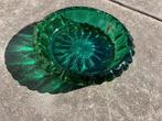 MOOIE GROENE VINTAGE GLAZEN ASBAK., Antiek en Kunst, Ophalen of Verzenden