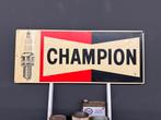 CHAMPION bougie oud reclamebord, Verzamelen, Ophalen of Verzenden, Gebruikt, Reclamebord