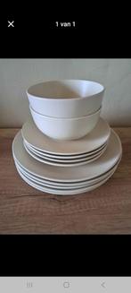 Set Borden + Soepkommen, Huis en Inrichting, Keuken | Servies, Ophalen, Gebruikt, Bord(en)