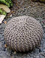 pouf gris, Maison & Meubles, Canapés | Repose-pieds & Poufs, Enlèvement ou Envoi, Comme neuf