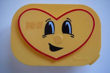 boîte de rangement jaune Passendale 18,5 x 12 cm (boîte supé, Enlèvement ou Envoi, Utilisé, Jaune, Boîte