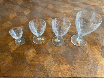 Lot de 47 verres crystal MARQUE VD Belgium beschikbaar voor biedingen