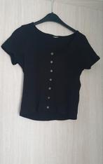Shirtje H&M maat M, Vêtements | Femmes, T-shirts, Comme neuf, Manches courtes, Noir, Taille 38/40 (M)
