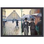 De straat van Parijs, regenachtig weer - Gustave Caillebotte, Antiek en Kunst, Verzenden