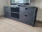 Zwart metalen tv-meubel WEBA, Ophalen, Gebruikt