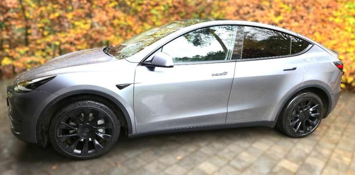 Tesla model Y Quicksilver long range  MOD24, Auto's, Tesla, Particulier, Model Y, 360° camera, 4x4, ABS, Achteruitrijcamera, Adaptieve lichten