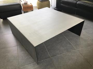 table salon métallique 100 x 103 x 35 cm