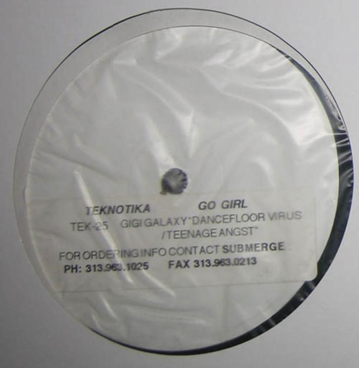 Dancefloor virus Teenage angst (white label -20 copies -US), Cd's en Dvd's, Vinyl | Dance en House, Zo goed als nieuw, Techno of Trance