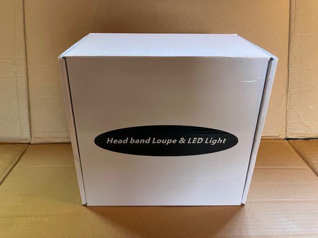 medische hoofdlamp met loupe (3,5 keer vergroting), Diversen, Verpleegmiddelen, Nieuw, Ophalen of Verzenden