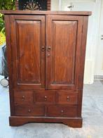 Kast massief teak hout, Antiek en Kunst, Ophalen