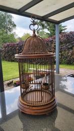 antieke vogelkooi, Animaux & Accessoires, Oiseaux | Cages & Volières, Comme neuf, Enlèvement ou Envoi, Cage à oiseaux