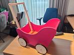 Houten poppenwagen – zo goed als nieuw, Kinderen en Baby's, Speelgoed | Houten speelgoed, Ophalen, Zo goed als nieuw
