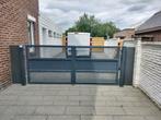 Tuinpoort staal H 120 x 312cm, Tuin en Terras, Tuinpoorten, Ophalen, Gebruikt, Staal