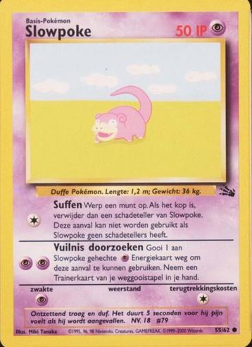[Gezocht] Slowpoke Fossil Unlimited Nederlands beschikbaar voor biedingen