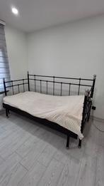 ikea 1 of 2 persoonsbed, Huis en Inrichting, Ophalen, 90 cm, Zwart, 200 cm