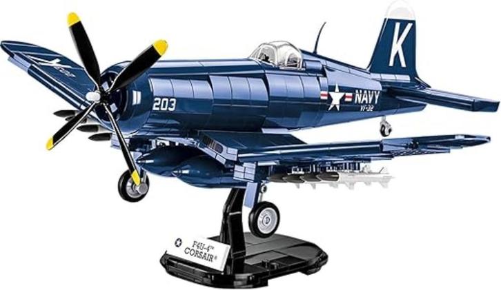 Cobi  F4U 4 Corsair SNELLE GRATIS LEVERING, Hobby en Vrije tijd, Modelbouw | Vliegtuigen en Helikopters, Nieuw, Vliegtuig, Groter dan 1:72