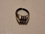Dikke zilveren open ring, Gebruikt, Ophalen of Verzenden, Kleiner dan 17, Dame