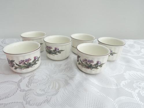 6 ramequins villeroy & boch série botanica TBE, Huis en Inrichting, Keuken | Servies, Ophalen of Verzenden
