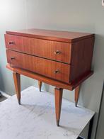 Vintage midcentury ladekastje, Huis en Inrichting, Ophalen, Gebruikt, 1 of 2 laden, 50 tot 100 cm