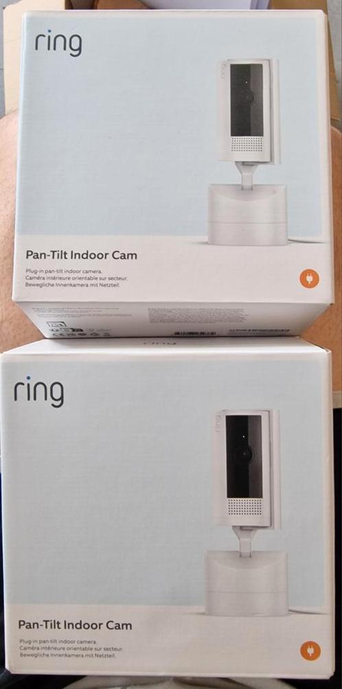 2x Ring camera interieure sur secteur motorisée neuve, Audio, Tv en Foto, Videobewaking, Zo goed als nieuw, Ophalen