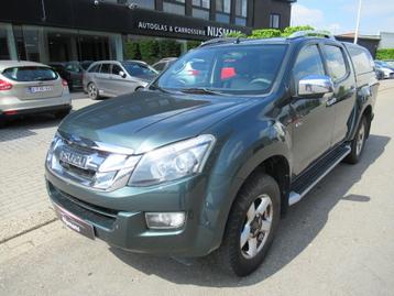 Isuzu D-Max 2.5 Turbo Di 4WD LSX Double cab-Hardtop-Navi-A/C, Autos, Cuir, Euro 5, Achat, Entreprise