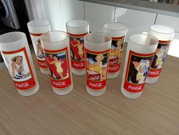 Retro cola glazen 3 euro beschikbaar voor biedingen